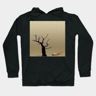 Boat Under Old Tree Hoodie